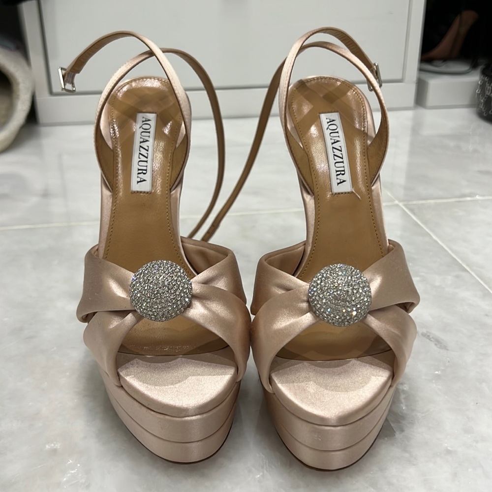 AQUAZZURA Yes Darling 130mm platform sandals